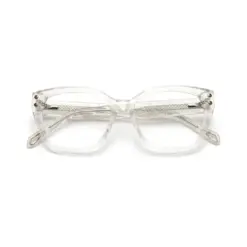 Buy Pearl White Modern Eyeglasses Online