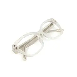 Buy Pearl White Modern Eyeglasses Online