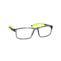 Glass Grey Sporty Eyeglasses