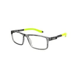 Glass Grey Sporty Eyeglasses