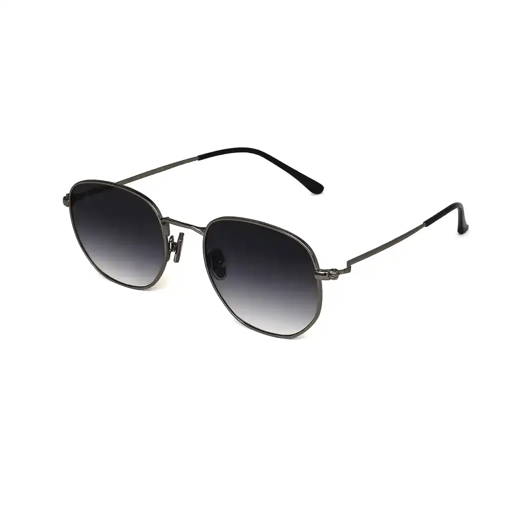 Gun Black Dual Tone Turban Fit Sunglasses -GG003 1 Buy Gun Black Dual Tone Turban Fit Sunglasses Online