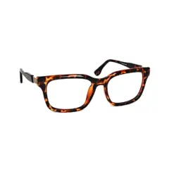 Leopard Rectangular Classic Eyeglasses