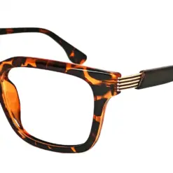Leopard Rectangular Classic Eyeglasses