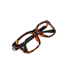 Leopard Rectangular Classic Eyeglasses