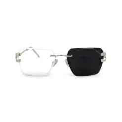 Silver Day Night Turban Fit Eyeglasses