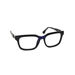 Blue Rectangular Classic Eyeglasses