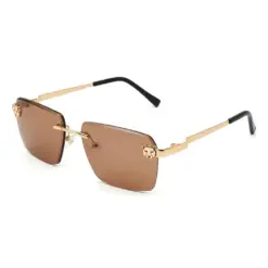 Golden Brown Turban Fit Sunglasses