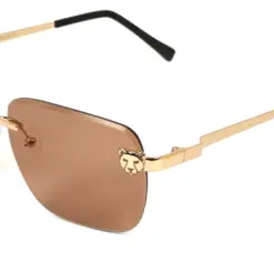 Golden Brown Turban Fit Sunglasses