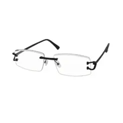 Buy Black Rimless Photochoromic Eyeglasses Online