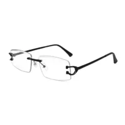 Buy Black Rimless Photochoromic Eyeglasses Online