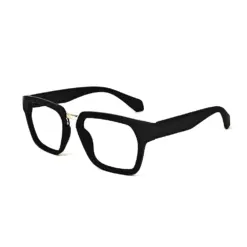 Black Square Modern Eyeglasses