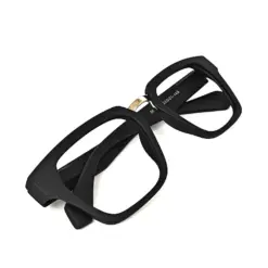 Black Square Modern Eyeglasses