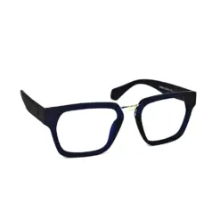 Blue Square Modern Eyeglasses