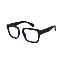 Blue Square Modern Eyeglasses