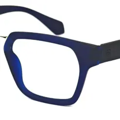 Blue Square Modern Eyeglasses