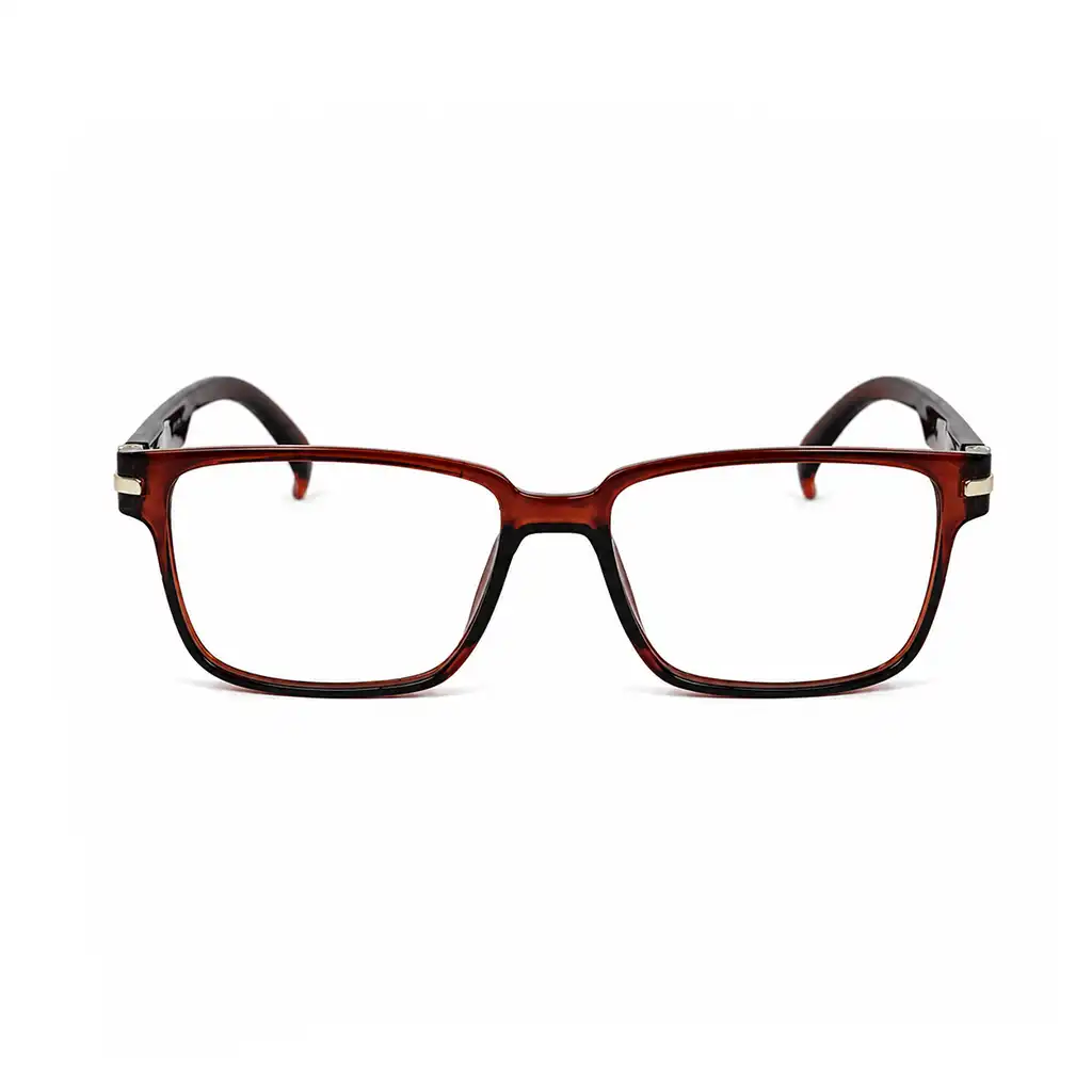 Brown Classic Flexible Eyeglasses - 30002 2 Buy Brown Classic Flexible Eyeglasses Online