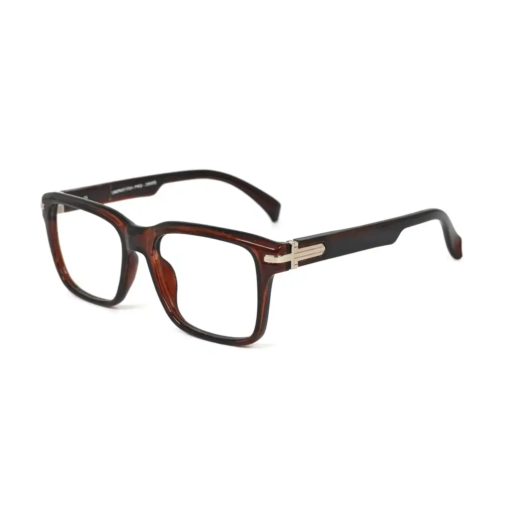 Brown Classic Flexible Eyeglasses - 30002 1 Buy Brown Classic Flexible Eyeglasses Online