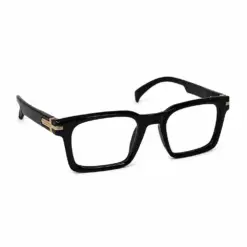 Classic Black Flexible Eyeglasses - 30007 9 Classic Black Flexible Eyeglasses