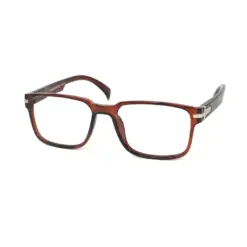 Classic Brown Flexible Eyeglasses
