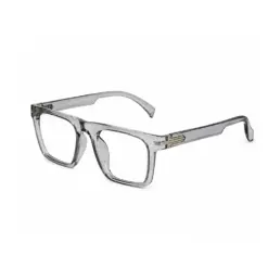 Grey Classic Flexible Eyeglasses - 30001 9 Classic Grey Flexible Eyeglasses