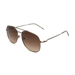 Copper Brown Gradient Turban Fit Sunglasses - 373 9 Copper Brown Gradient Turban Fit Sunglasses