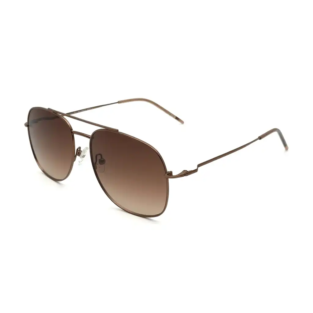 Copper Brown Gradient Turban Fit Sunglasses - 373 3 Copper Brown Gradient Turban Fit Sunglasses