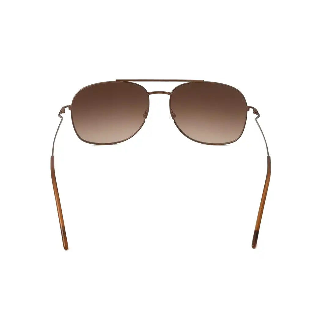 Copper Brown Gradient Turban Fit Sunglasses - 373 5 Copper Brown Gradient Turban Fit Sunglasses