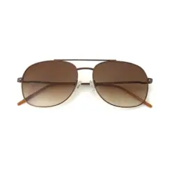 Copper Brown Gradient Turban Fit Sunglasses - 373 12 Copper Brown Gradient Turban Fit Sunglasses