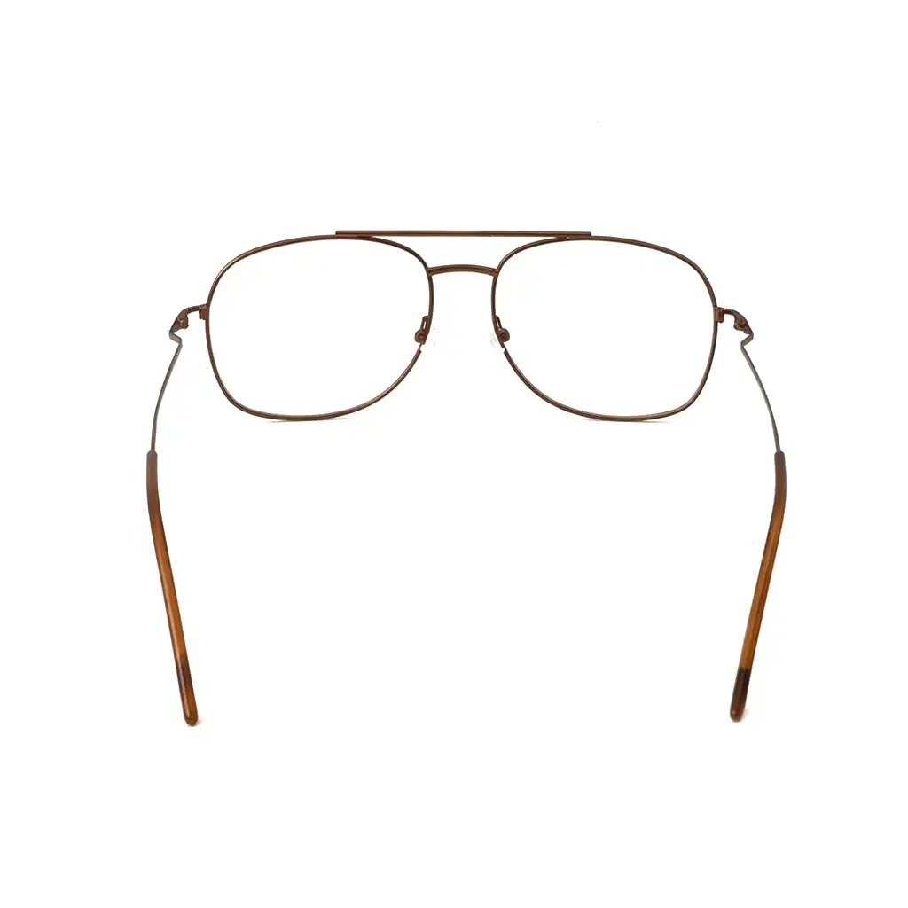 Copper Brown Modern Aviator Turban Fit Eyeglasses - 373 5 Copper Brown Modern Aviator Turban Fit Eyeglasses