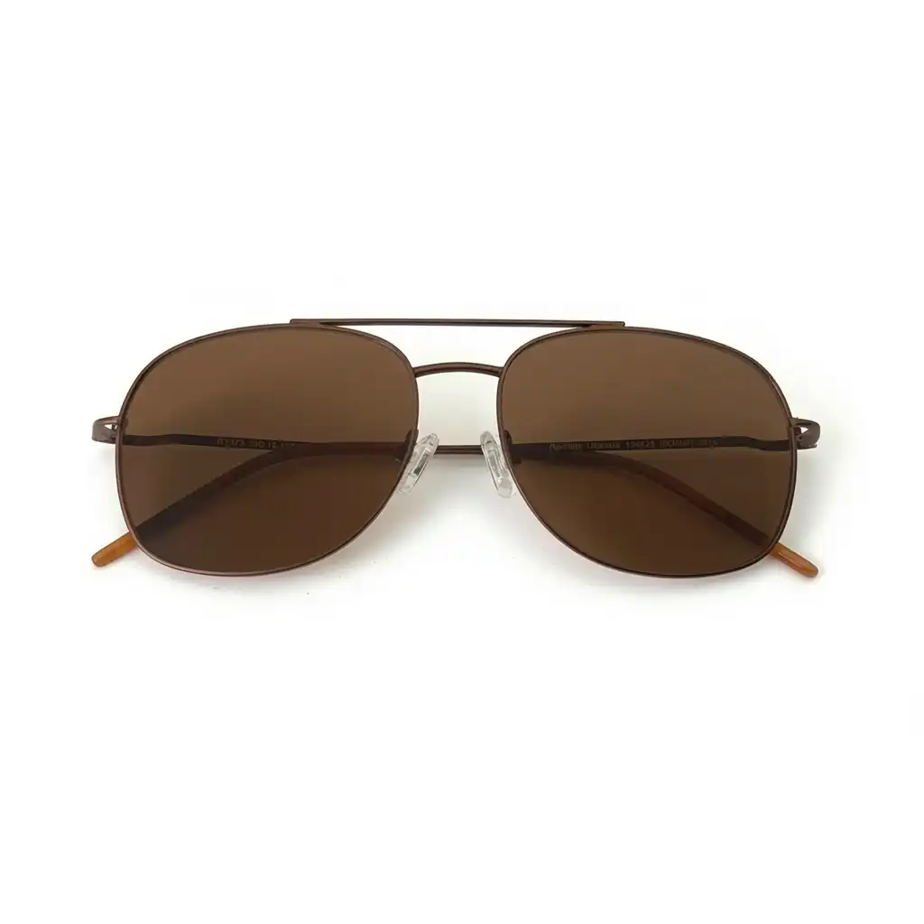 Copper Brown Polarized Turban Fit Sunglasses - 373 6 Copper Brown Polarized Turban Fit Sunglasses