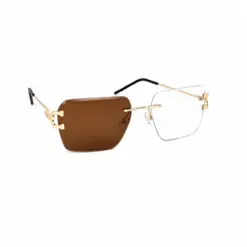 Golden Brown Fancy Photochoromic Sunglasses Online at chashmah.com