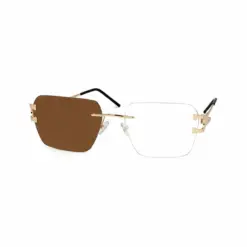 Golden Brown Fancy Photochoromic Sunglasses Online at chashmah.com