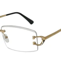 Golden Rimless Photochoromic Eyeglasses - 2586 11 Golden Rimless Photochoromic Eyeglasses
