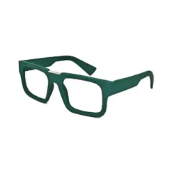 Green Bold Fancy Eyeglasses