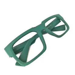 Green Bold Fancy Eyeglasses