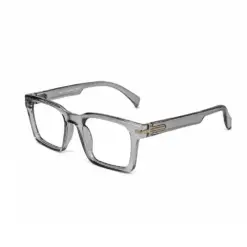 Grey Classic Flexible Eyeglasses - 30007 9 Grey Classic Flexible Eyeglasses