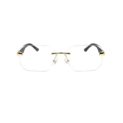 Best Eyewear Store Online for Eyeglasses & Sunglasses | Chashmah "चश्मा" 50 Buy Grey Gold Rimless Photochoromic Eyeglasses Online