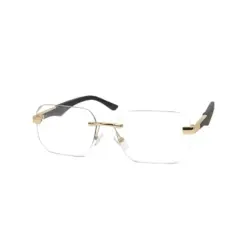 Buy Grey Gold Rimless Photochoromic Eyeglasses Online