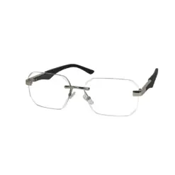 Grey Silver Rimless Photochoromic Eyeglasses - 5022 8 Buy Grey Silver Rimless Photochoromic Eyeglasses Online