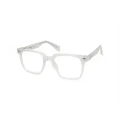 Matte White Classic Eyeglasses