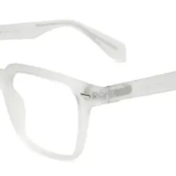 Matte White Classic Eyeglasses - 7123 9 Matte White Classic Eyeglasses