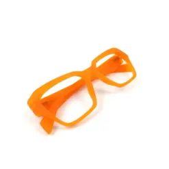 Orange Modern Class Eyeglasses