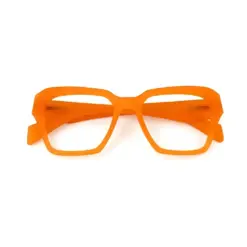 Orange Modern Class Eyeglasses 8812 2
