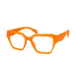 Alternative view of Orange Modern Class Eyeglasses - 8812