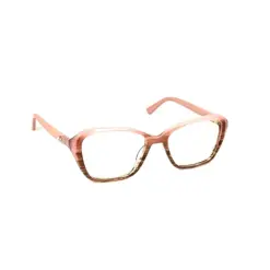 Peach Pink Fancy Eyeglasses - 17416 9 Peach Pink Fancy Eyeglasses