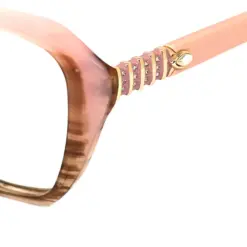 Peach Pink Fancy Eyeglasses - 17416 11 Peach Pink Fancy Eyeglasses