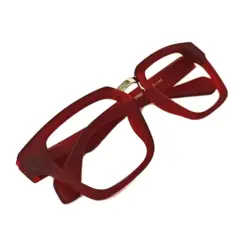 Red Maroon Modern Eyeglasses