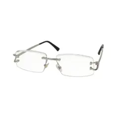 Buy Silver Rimless Photochoromic Eyeglasses Online