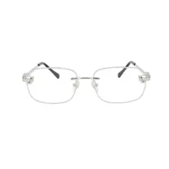 Best Eyewear Store Online for Eyeglasses & Sunglasses | Chashmah "चश्मा" 115 Buy Silver Fancy Rimless Eyeglasses Online