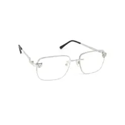 Buy Silver Fancy Rimless Eyeglasses Online